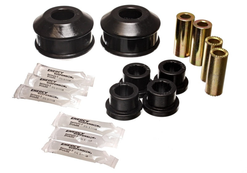 Energy Suspension 5.3133G 03-05 Mitsubishi Lancer EVO 8 Black Front Control Arm Bushing Set