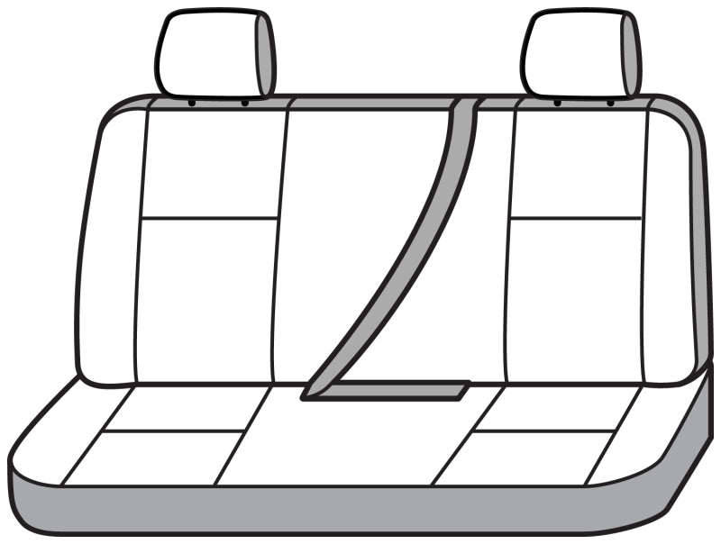 Covercraft SS8431PCCH 14-18 Chevrolet Silverado Polycotton SeatSaver Custom Second Row Seat Covers - Charcoal
