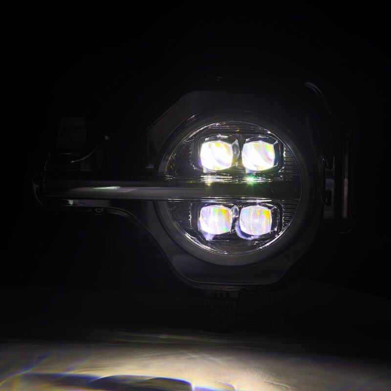 AlphaRex 880259 21-23 Ford Bronco NOVA LED Proj Headlights Alpha-Black w/Activ Light/Seq Signal/DRL