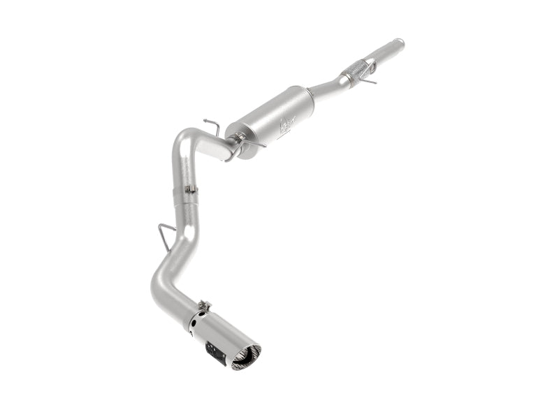 aFe 49-44116-P Apollo GT Series 4in 409SS Cat Back Exh System Polished Tip 14-18GM Silverado 1500 V8-6.2L