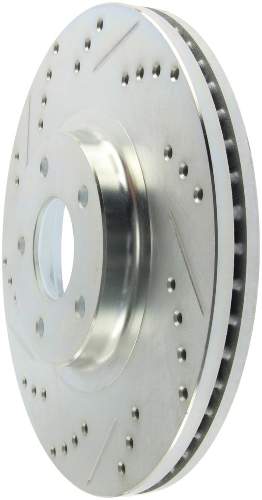 Stoptech 227.42080R StopTech Select Sport Nissan Slotted and Drilled Right Front Rotor