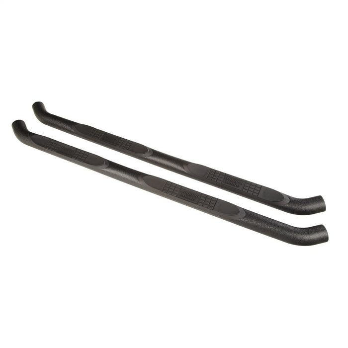 Rugged Ridge 11591.12 3in Round Side Step Black 18-20 Jeep Wrangler JL 4Dr