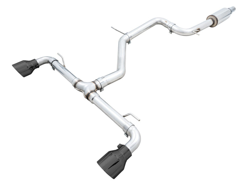 AWE Tuning 3020-33658 AWE 2022 VW GTI MK8 Track Edition Exhaust - Diamond Black Tips