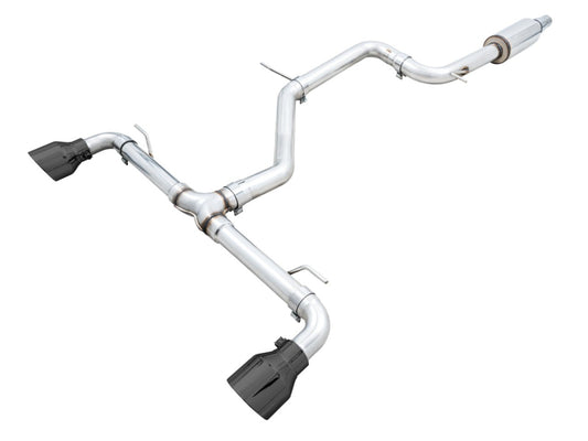 AWE Tuning 3020-33658 AWE 2022 VW GTI MK8 Track Edition Exhaust - Diamond Black Tips