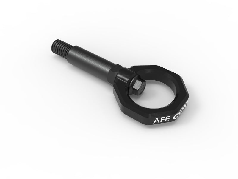 aFe 450-721001-B Control Front Tow Hook Black 20-21 Toyota GR Supra (A90)
