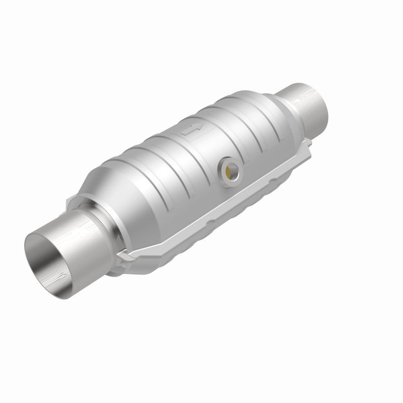 Magnaflow 51355 MagnaFlow Conv Univ 2.25in Inlet/Outlet Center/Center Round 11in Body L x 5.125in W x 15in Overall L