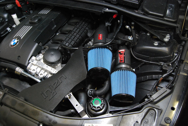 Injen SP1125WB 07-09 335i E92 / 08-09 135i E82 3.0L L6 Twin intake Wrinkle Black Short RAM Intake