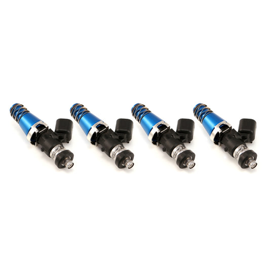 Injector Dynamics 1050.60.11.D.4 ID1050X Injectors 11mm (Blue) Adaptor Tops Denso Lower (Set of 4)