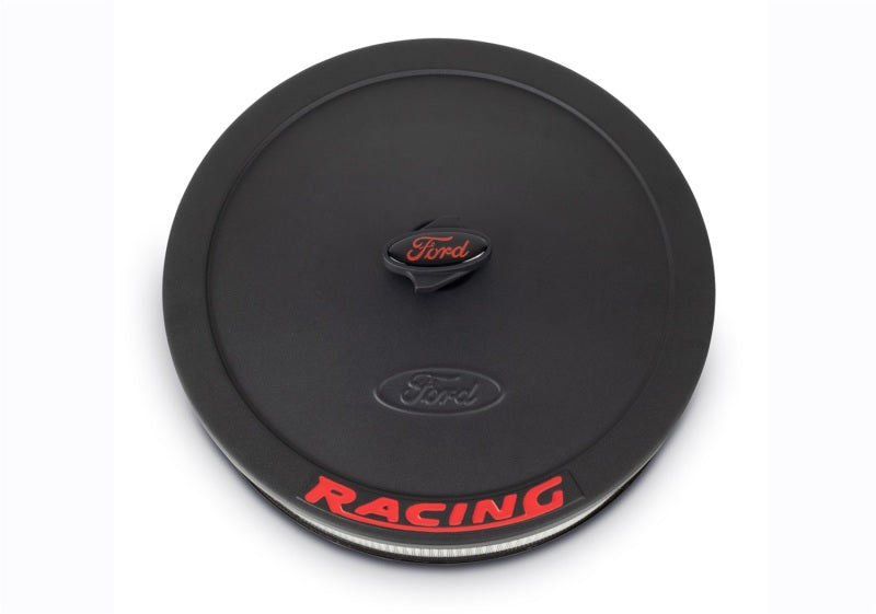 Ford Racing 302-352 Air Cleaner Kit - Black Crinkle Finish w/ Red Emblem