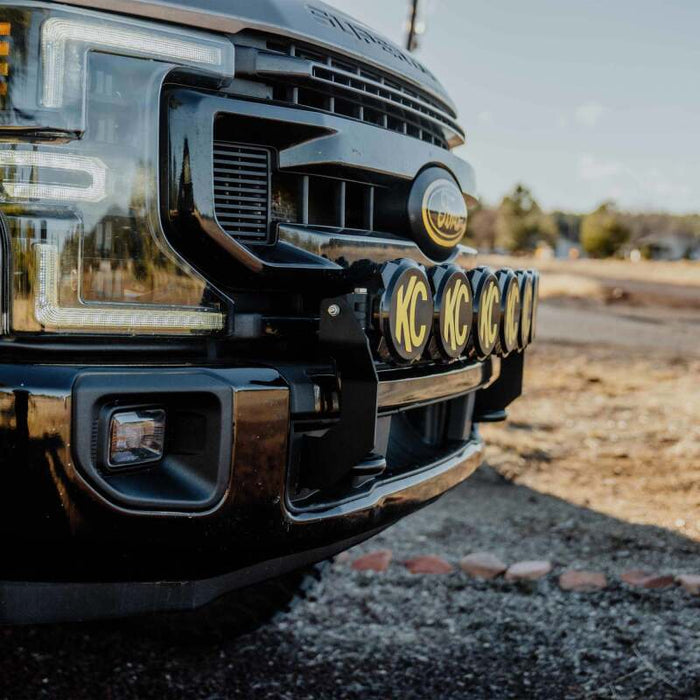 KC HiLiTES 91346 2017+ Ford Super Duty Gravity LED Pro6 7-Light Bar Kit - Front Bumper