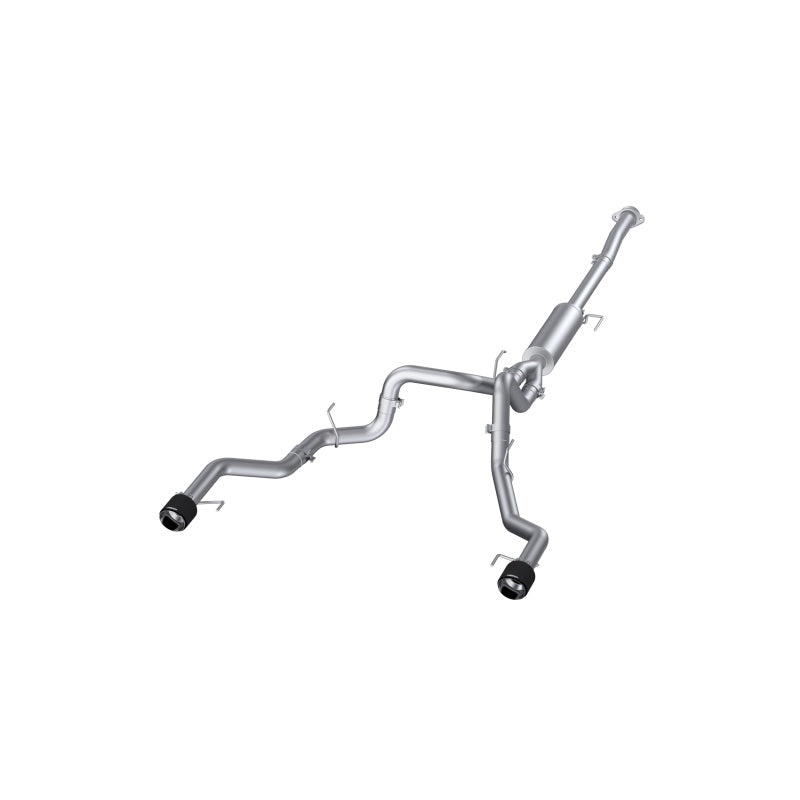 MBRP S52683CF 22-23 Ford F150 T304 5in OD Carbon Fiber Tip Dual Rear Exit 3in Cat Back Exhaust