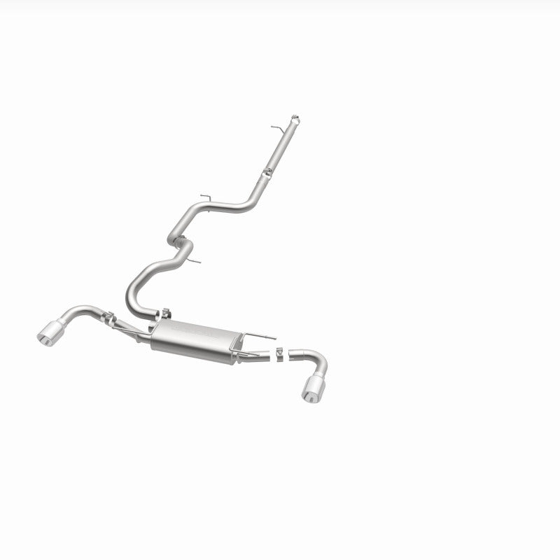 Magnaflow 15146 MagnaFlow 10-12 Mazda 3 L4 2.5L Hatchback Split Rear Exit Stainless Cat Back Performance Exhaust