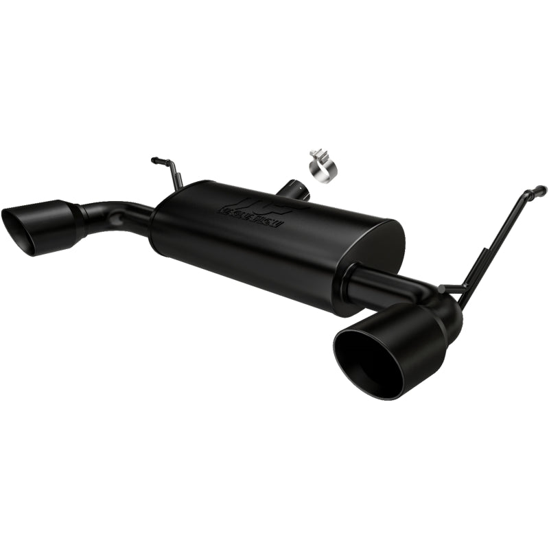Magnaflow 15160 MagnaFlow 07-17 Jeep Wrangler JK 3.8/3.6L Dual Split Rear Exit Black Axle-Back Exhaust