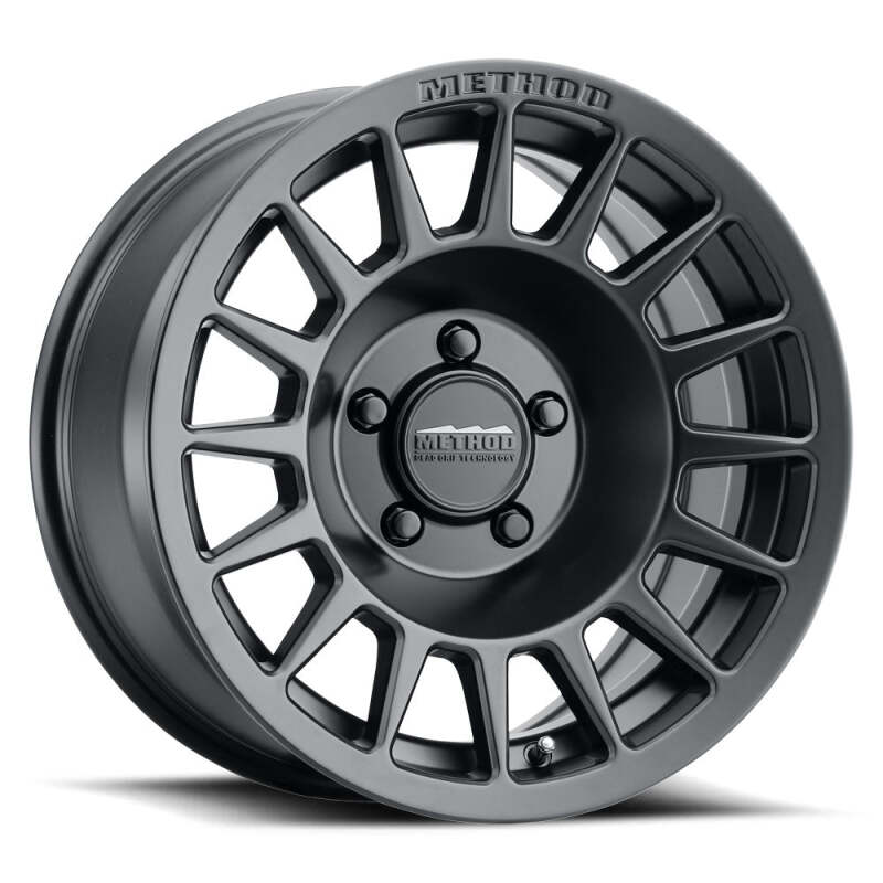 Method Wheels MR70788512538 Method MR707 Bead Grip 18x8.5 38mm Offset 5x4.5 BP 73mm CB 6.2in BS Matte Black Wheel