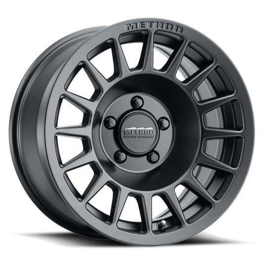 Method Wheels MR70778560525 Method MR707 Bead Grip 17x8.5 25mm Offset 6x5.5 BP 106.25mm CB - Matte Black Wheel