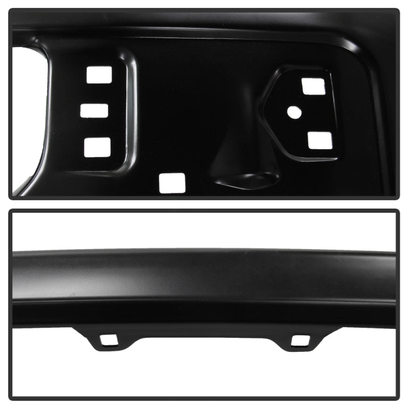 SPYDER 9948459 Spyder Ford F150 09-14 w/Fog Light Hole Front Bumper - Black (OEM # 9L3Z17757DPTM)