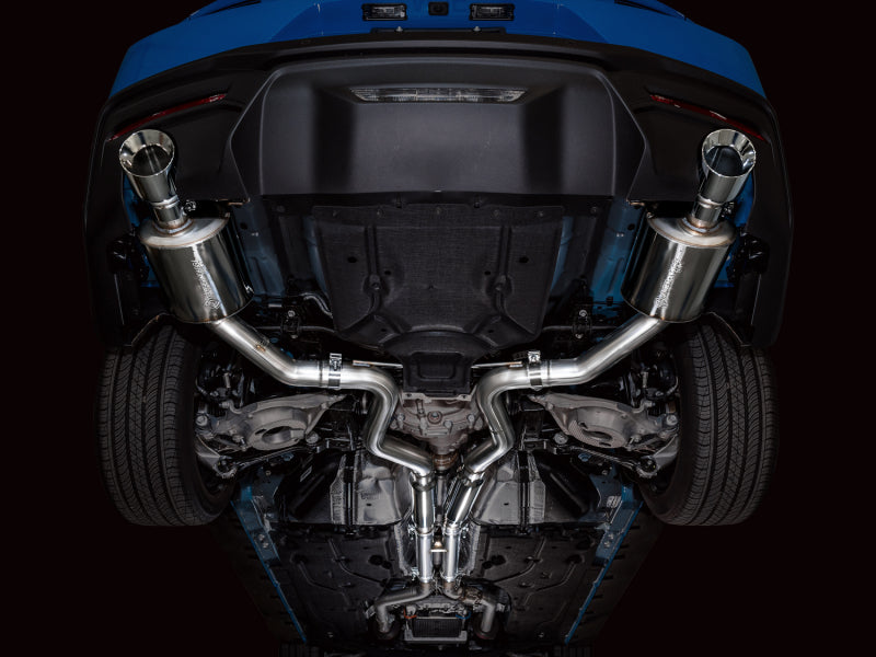 AWE Tuning 3015-32650 AWE 2024 Ford Mustang GT Fastback S650 RWD Touring Catback Exhaust w/ Dual Chrome Silver Tips