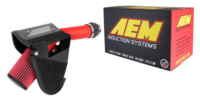 AEM Induction 21-863WR 2019 Subaru WRX STI 2.5L Cold Air Intake - Wrinkle Red