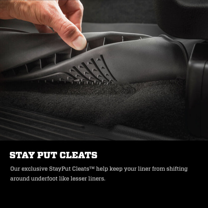 Husky Liners 53741 2016 Toyota Tacoma Double Cab Pickup Black Front Floor Liners