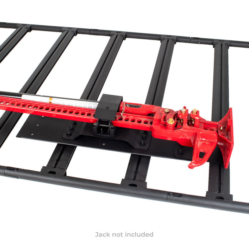 Go Rhino 5950080T XRS/SRM 4-CORE Clamp Mount Kit for Hi-Lift Jack - Tex. Blk (No Drill)