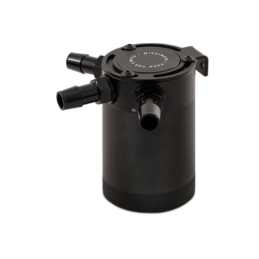 Mishimoto MMBCC-CBTHR-BK Compact Baffled Oil Catch Can - 3-Port