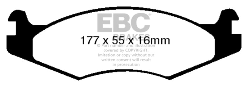 EBC DP41785R 92-03 Am General H1 Yellowstuff Front Brake Pads