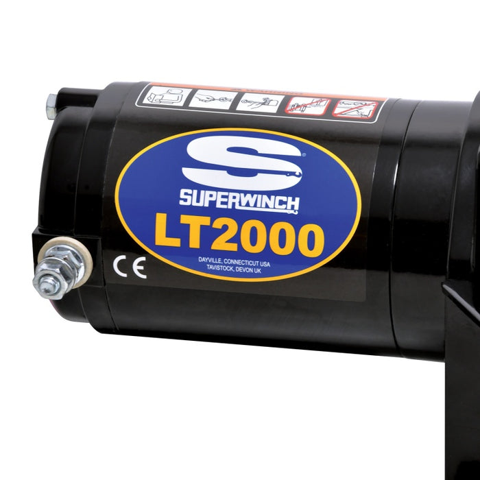 Superwinch 1120210 2000 LBS 12V DC 5/32in x 49ft Steel Rope LT2000 Winch