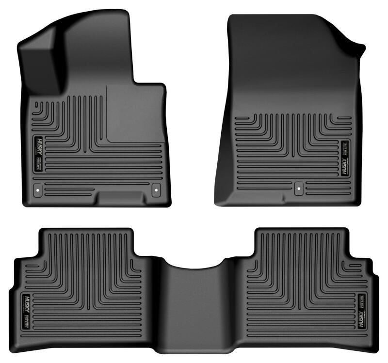 Husky Liners 95221 2023 Kia Sportage WeatherBeater Front & 2nd Seat Floor Liners - Black