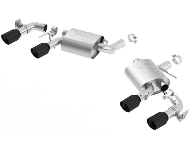 Borla 11925CB 2016 Chevy Camaro V8 SS AT/MT ATAK Rear Section Exhaust w/ Dual Mode Valves Ceramic Black