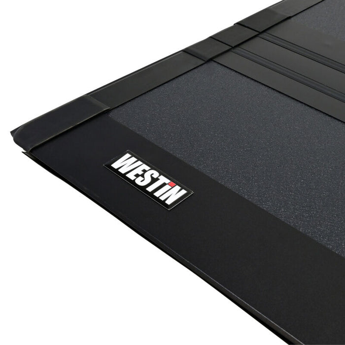 Westin 19-44545 14-19 Chevrolet/GMC 1500/2500/3500 6ft. 7in. Bed Hard Tri-Fold Tonneau Cover - Black