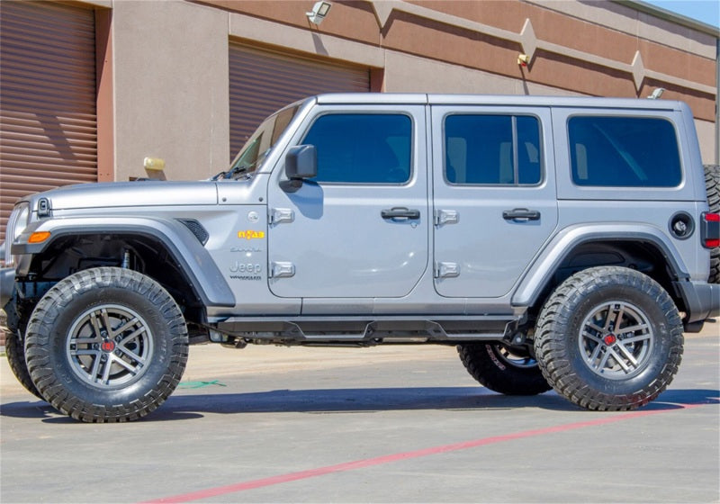 N-Fab PRJ1863-TX Predator Pro Step System 2018 Jeep Wrangler JL 4 Door SUV - Tex. Black