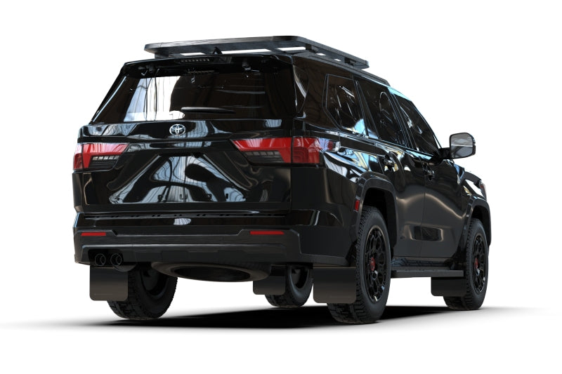 Rally Armor MF88-UR-BLK-MBK 23-25 Toyota Sequoia Black UR Mud Flap w/ Metallic Black Logo