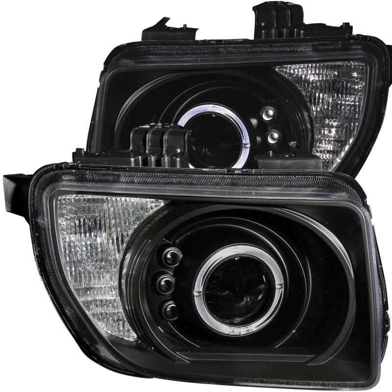 ANZO 121432 2003-2006 Honda Element Projector Headlights w/ Halo Black