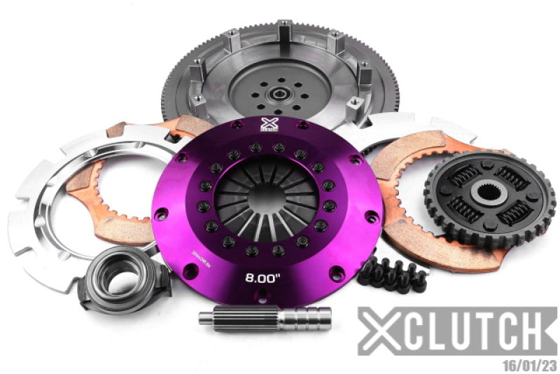 XCLUTCH XKSU20522-2B XClutch 15-17 Subaru WRX Base 2.0L 8in Twin Sprung Ceramic Clutch Kit