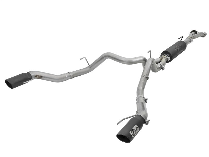 aFe 49-33094-B MACH Force-Xp 3in to 3-1/2in 304 SS Cat-Back Exhaust w/Black Tip 17-18 Ford F-150 Raptor V6 3.5L