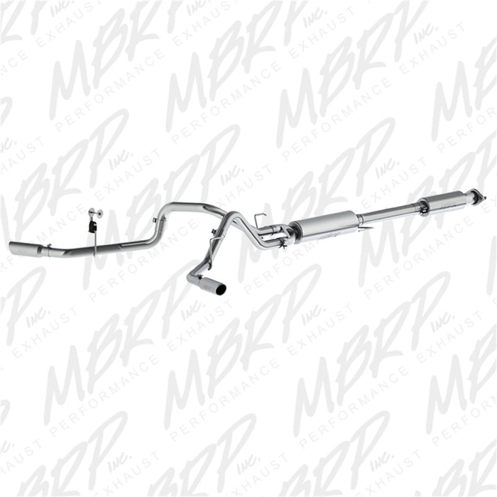 MBRP S5257409 2015 Ford F-150 5.0L 3in Cat Back Dual Split Side Exit T409 Exhaust System