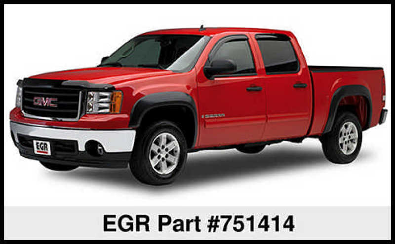 EGR 751414 07-13 GMC Sierra LD 5.8ft Bed Rugged Look Fender Flares - Set (751414)