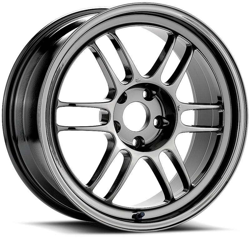 Enkei 3797806535BK RPF1 17x8 5x114.3 35mm Offset 76mm Bore Matte Black Wheel Evo 8/9