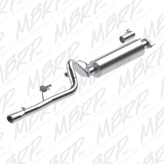MBRP S5534AL 86-00 Jeep 2.5L Cherokee 2.5in Cat Back Single AL