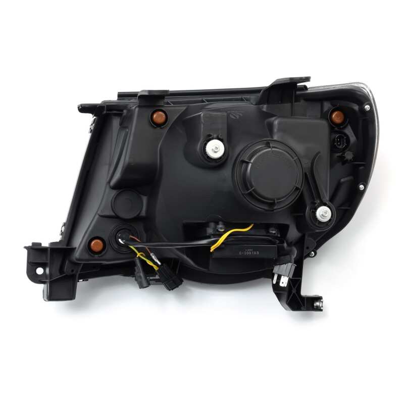 AlphaRex 880738 05-11 Toyota Tacoma PRO-Series Projector Headlights Plank Style Design Black w/DRL