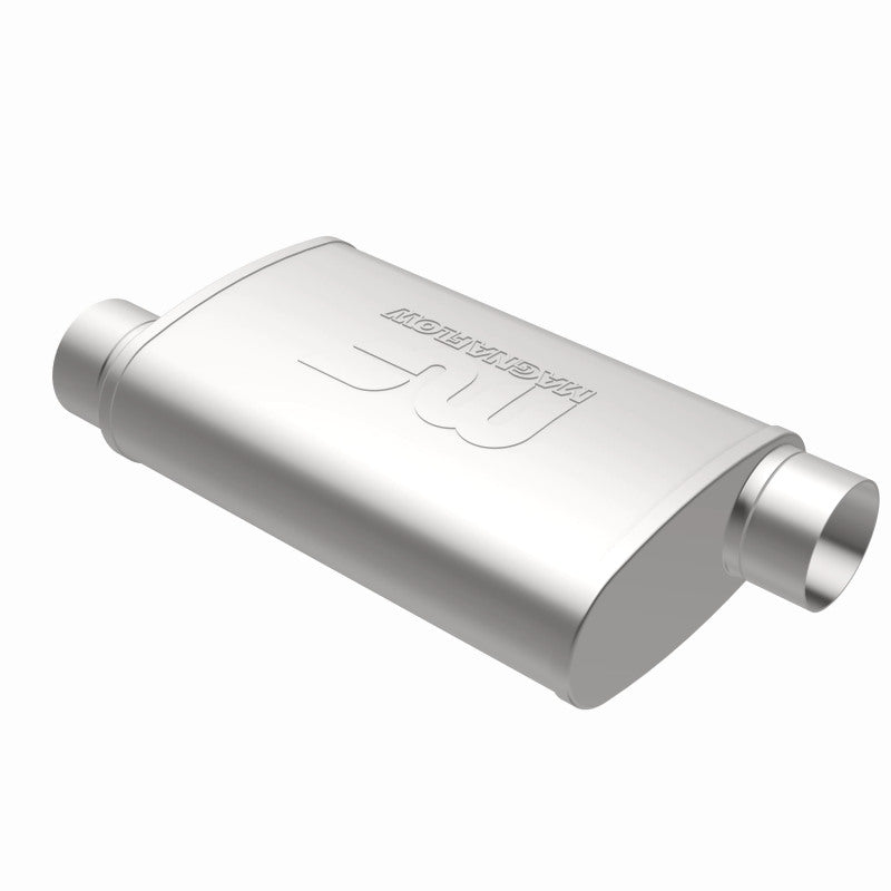 Magnaflow Perf Exhaust MAG11239 Stainless Steel Muffler 3in In/Out Offset/Offset