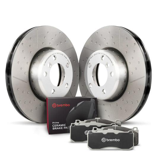 Brembo OE KT00B73 12-15 BMW 335i/14-16 335i GT xDrive/13-15 335i xDrive/16-18 340i Front Disc Brake Kit