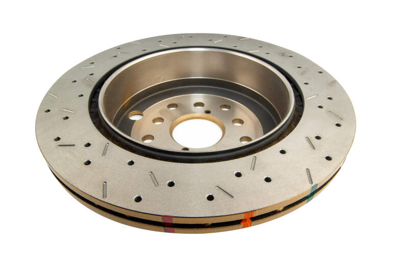 DBA DBA42656XS-10 08-10 STi/2017 BRZ w/Perf. Pkg. Dual-Drilled Rear Drilled & Slotted 4000 Series Rotor
