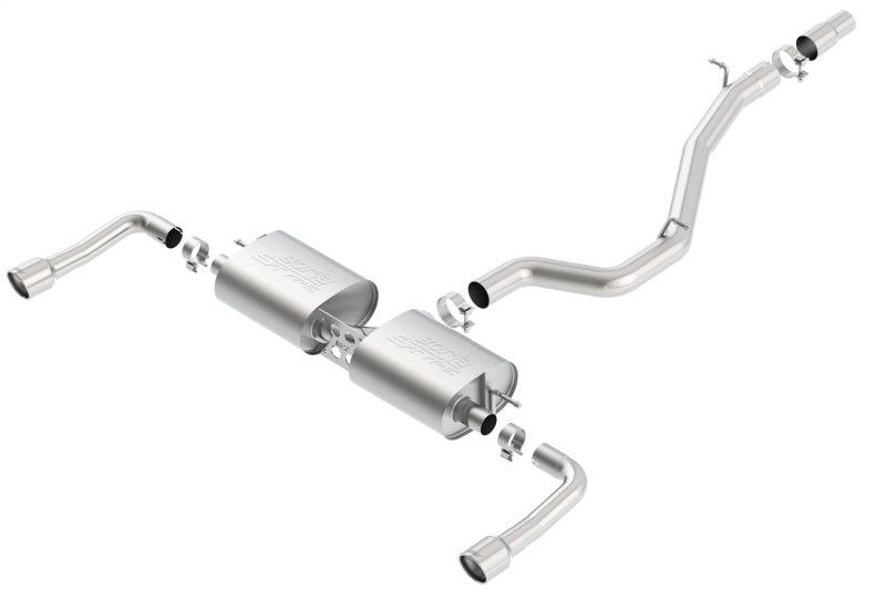 Borla 140682 14-16 Audi A3 Quattro 2.0L Turbo AT/MT RWD 4DR S-Type Cat-Back Exhaust Single Split Rear Exit