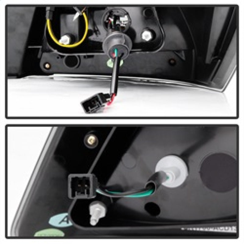 SPYDER 5082053 Spyder Honda Accord 2013-2015 4DR LED Tail Lights - Black ALT-YD-HA13LED-LED-BK