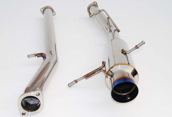 Invidia HS02SW1GRT 02-07 WRX/STi 76mm N1 RACING Titanium Tip Cat-back Exhaust