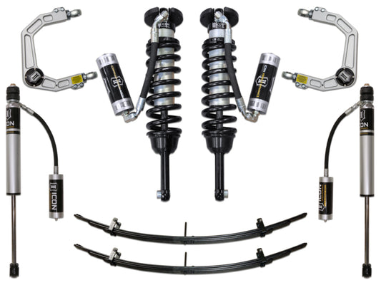 ICON K53004 05-15 Toyota Tacoma 0-3.5in/2016+ Toyota Tacoma 0-2.75in Stg 4 Suspension System w/Billet Uca
