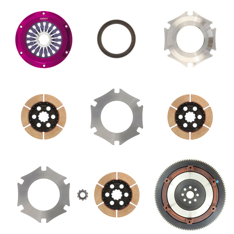 Exedy FM023SB 2004-2014 Subaru Impreza WRX STI H4 Hyper Triple Cerametallic Clutch Rigid Disc Pull Type