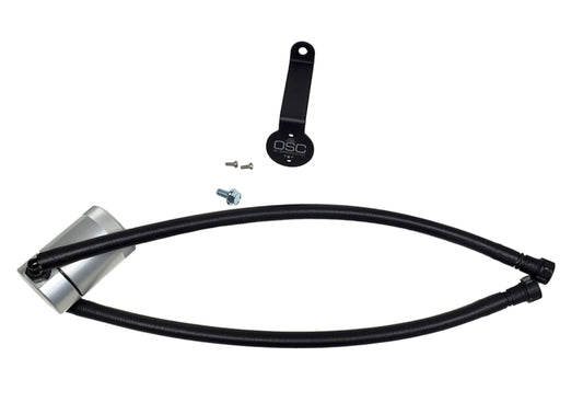 J&L 3089D-C 20-25 Chevy Silverado/GMC Sierra 2500/3500 6.6L Drivers Side Oil Separator 3.0 - Clear Anodized