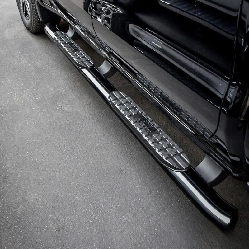 Westin 21-24125 19-20 Chevrolet/GMC Silverado/Sierra 1500 Double Cab PRO TRAXX 4 Oval Nerf Step Bars - Black